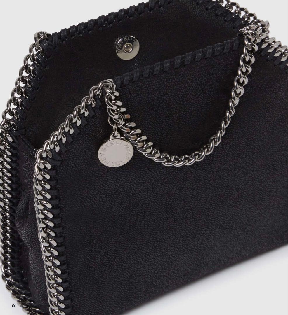 極美品【Stella McCartney】ファラベラタイニートートバッグブラック