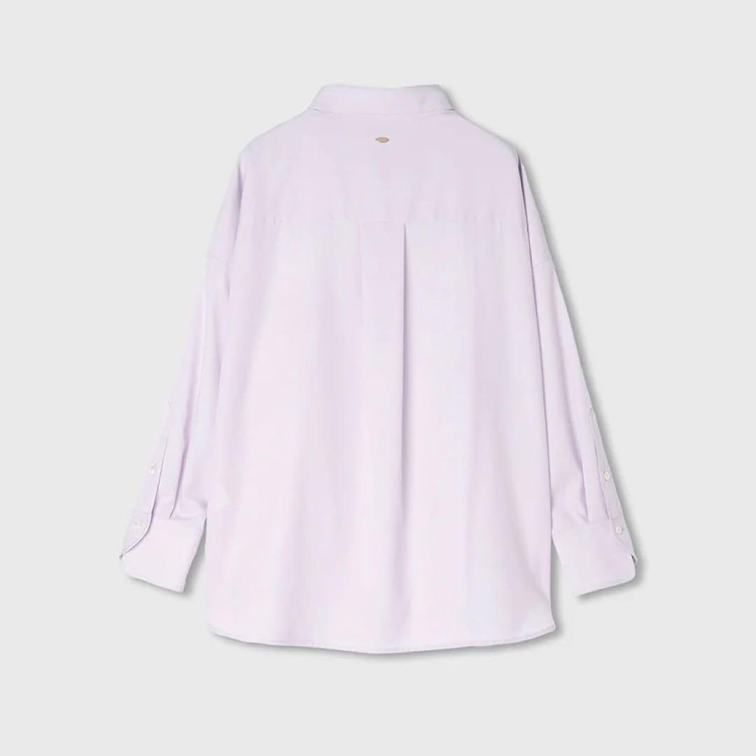 anuans 2025AW スタンダードシャツ ラベンダー