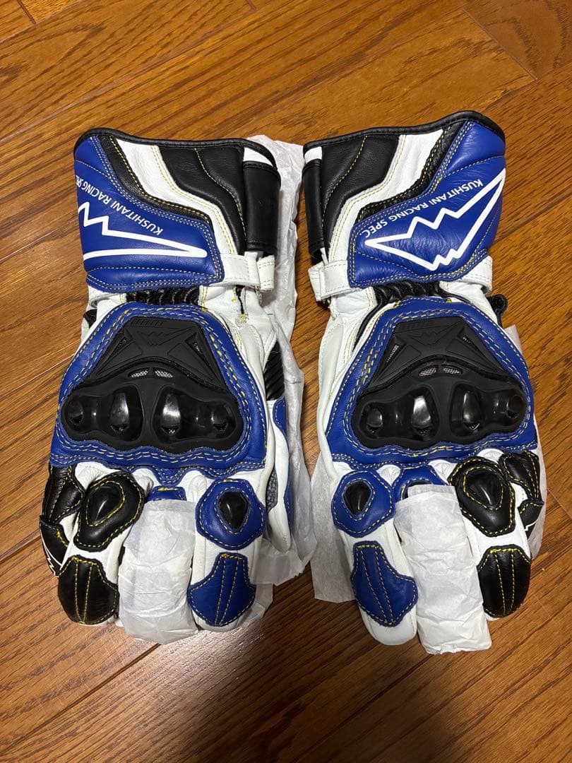 試着程度　K-5333 クシタニ　GPVグローブⅡ　XSサイズ　ブルー