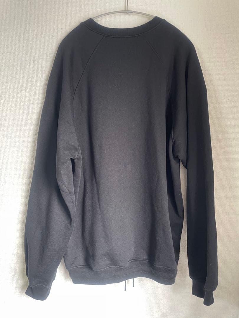 【るる】AURALEE ブラック スウェット トレーナー