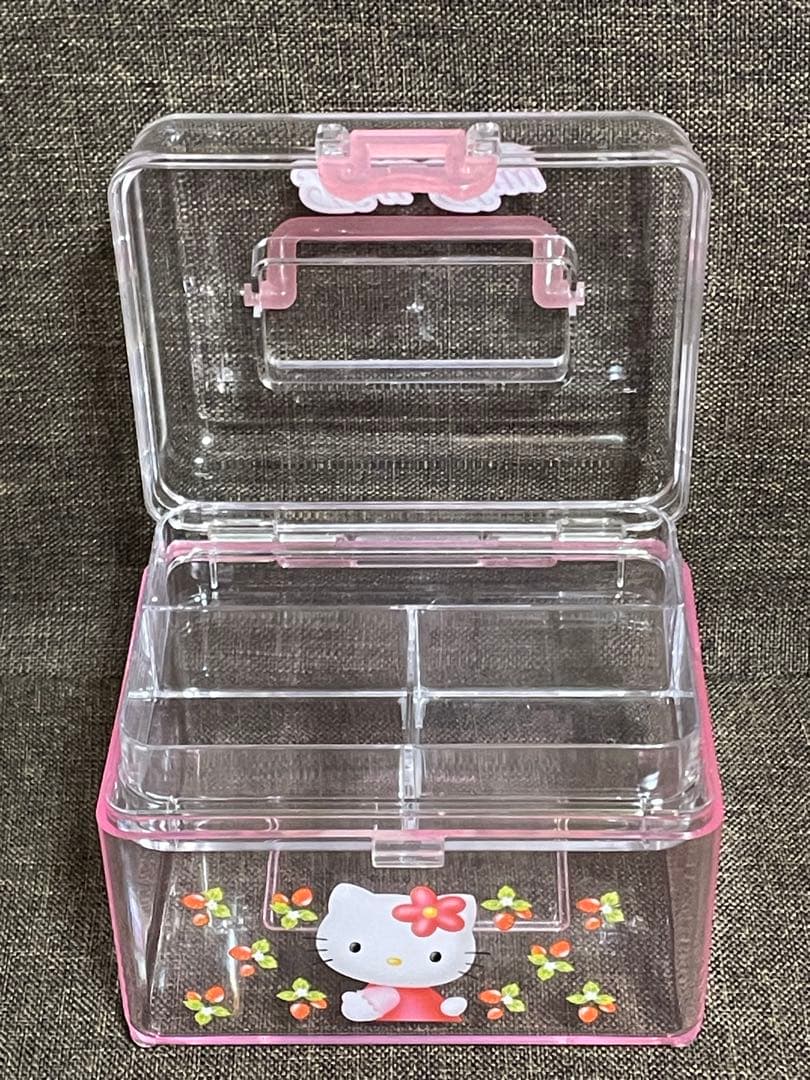 レア☆ハローキティ 野いちご 小物収納ボックス 平成レトロ　2002