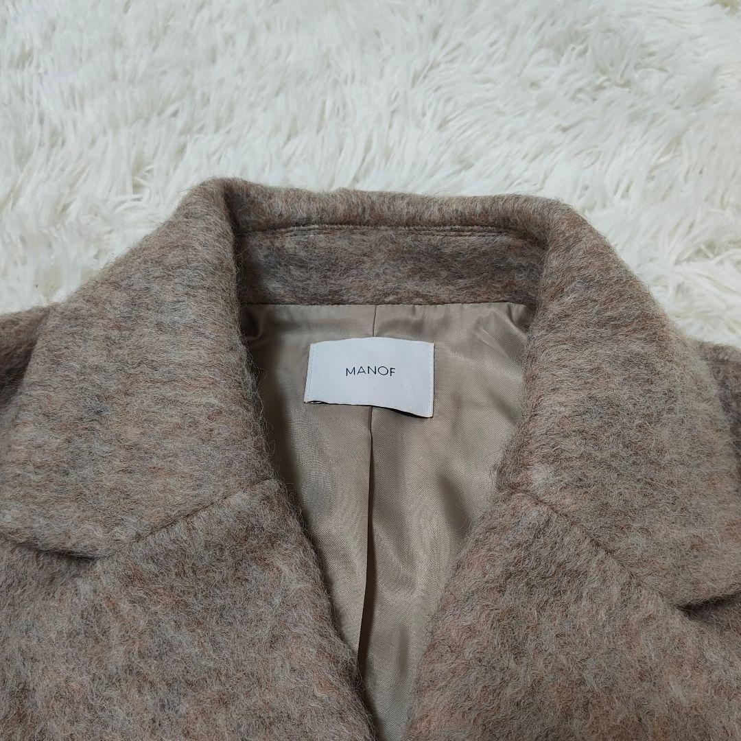 ジャケット・アウター 24AW MANOF SHAGGY COCOON COAT