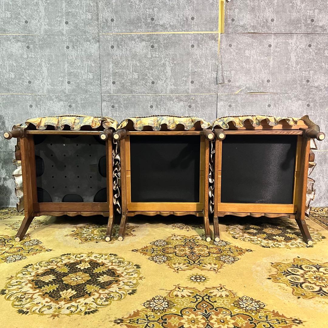 ꧁飛騨産業꧂キツツキマーク 3人掛けセパレートソファ&1人掛けアームソファセット