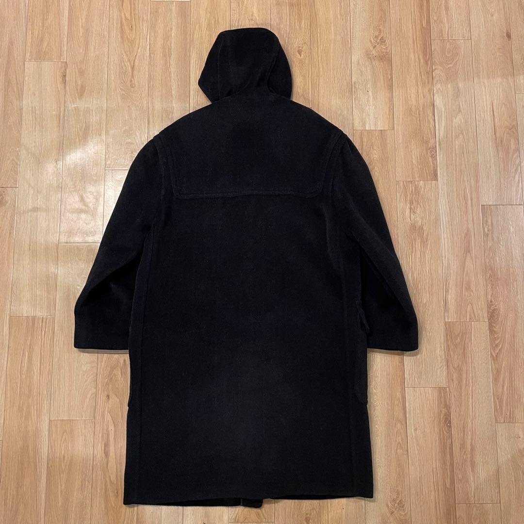 90s 英国製 グローバーオール キングストン ヘリンボーン ダッフルコート 黒