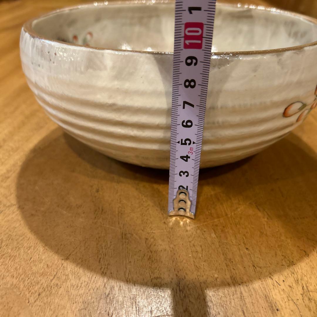 京都　京焼　清水焼　陶あん　桜絵付　深鉢　菓子鉢