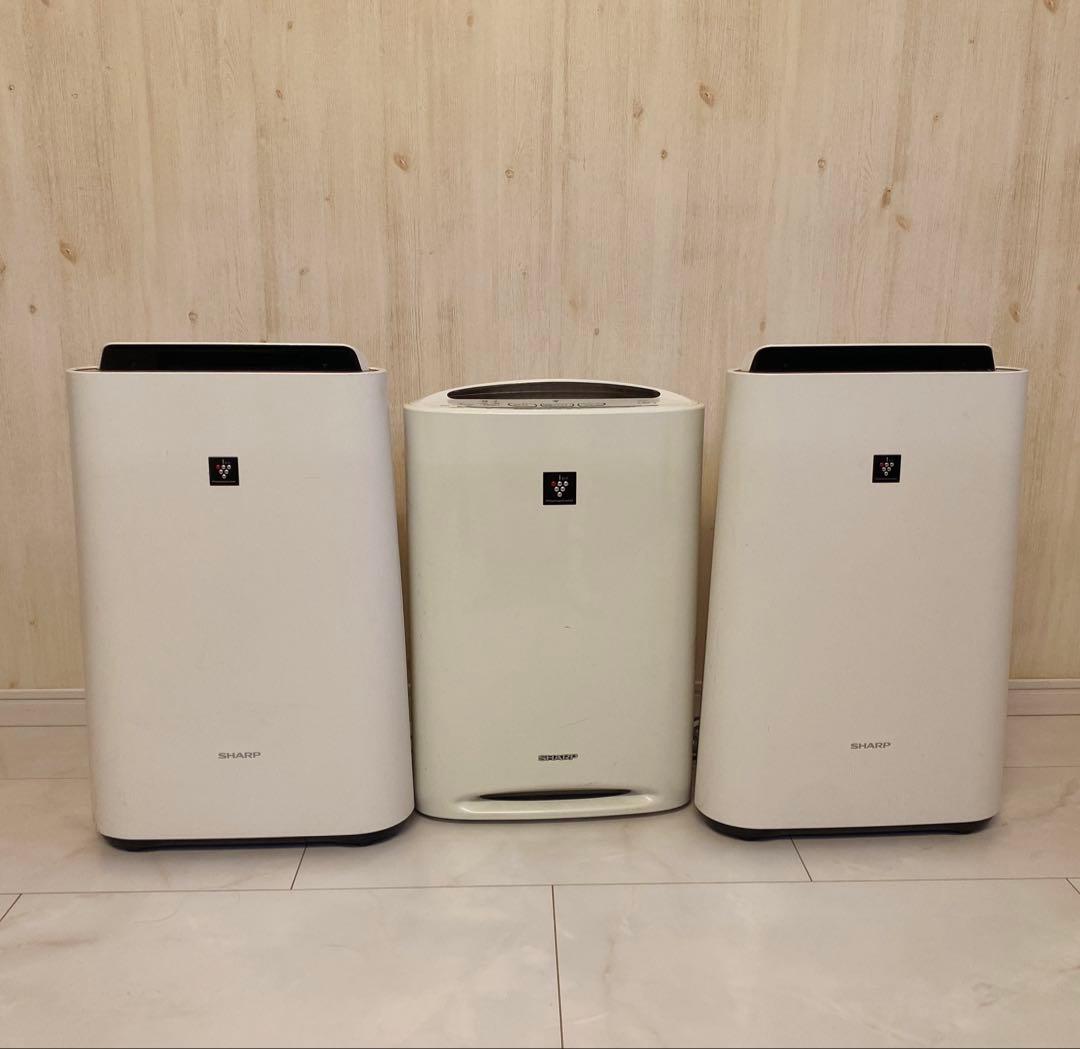 【美品】SHARP プラズマクラスター　空気清浄機 3台セット　加湿未使用