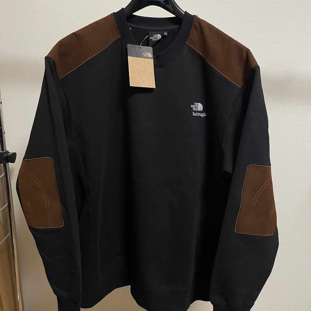 ノースフェイス Backmagic限定 Sweat Crew【XL】ブラック 黒