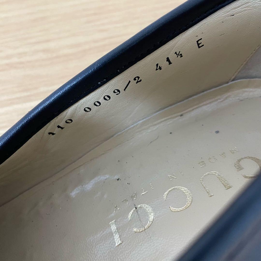 グッチ　ホースビットローファー　レザー　ブラック　110 0009/2 41.5