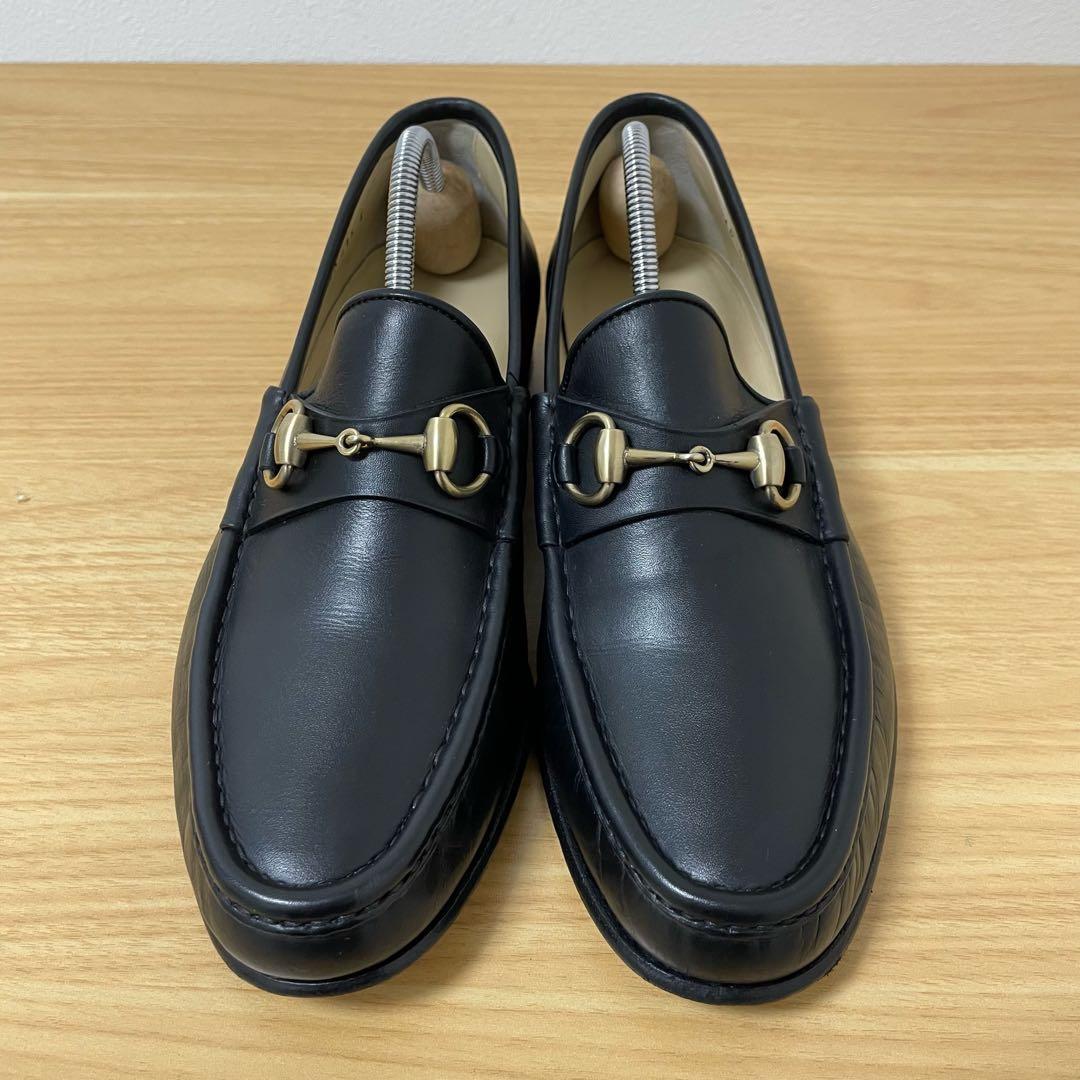 グッチ　ホースビットローファー　レザー　ブラック　110 0009/2 41.5