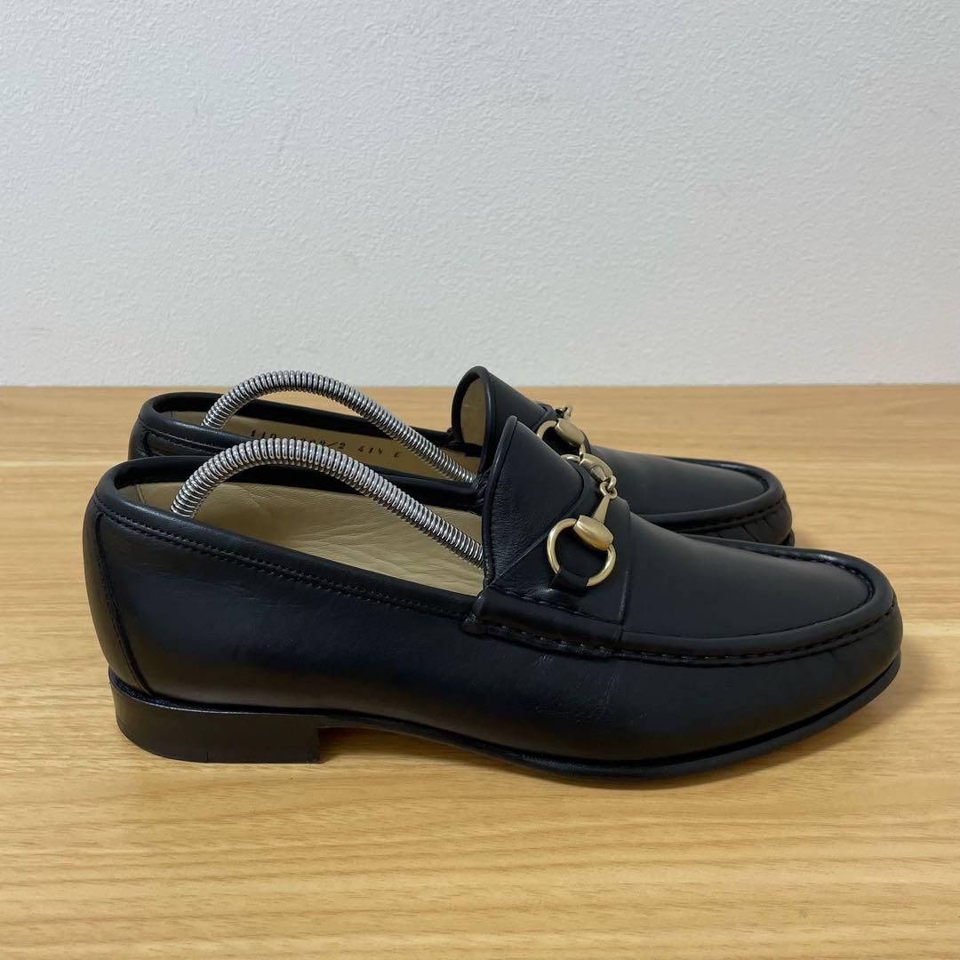 グッチ　ホースビットローファー　レザー　ブラック　110 0009/2 41.5