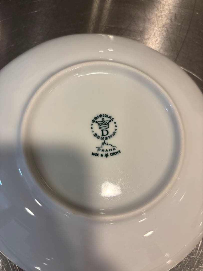 破格！　チェコ　オリジナルボヘミア　2サイズ 計7枚セット　高級磁器　プレート