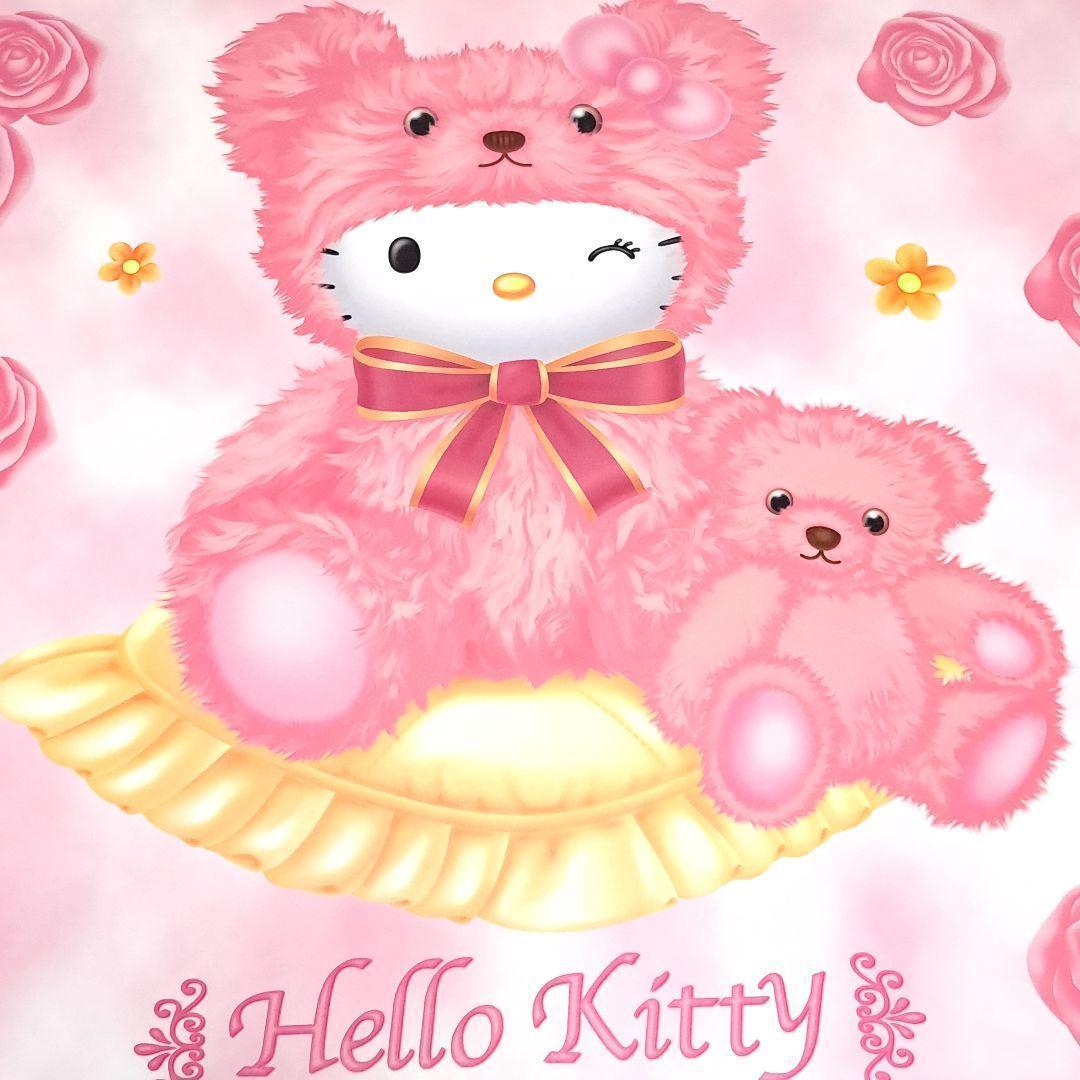 希少　レア　ハローキティ　変身テディベア　折り畳み　テーブル　机　着ぐるみ