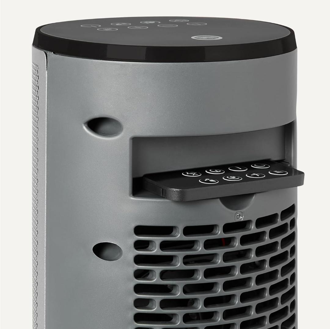 Amazonベーシック 電気ヒーター 小型セラミックファンヒーター 高さ40cm