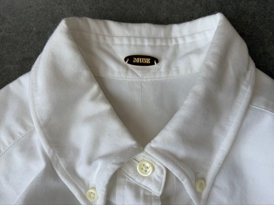 美品　定番　Deuxieme Classe OXFORD BDシャツ 白 日本製