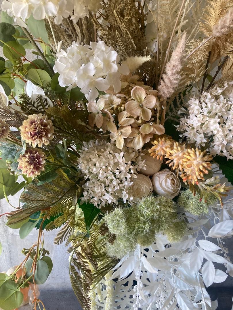 光触媒　人工観葉植物　ウォールグリーン　フェイクグリーン　スタンドフラワーH2