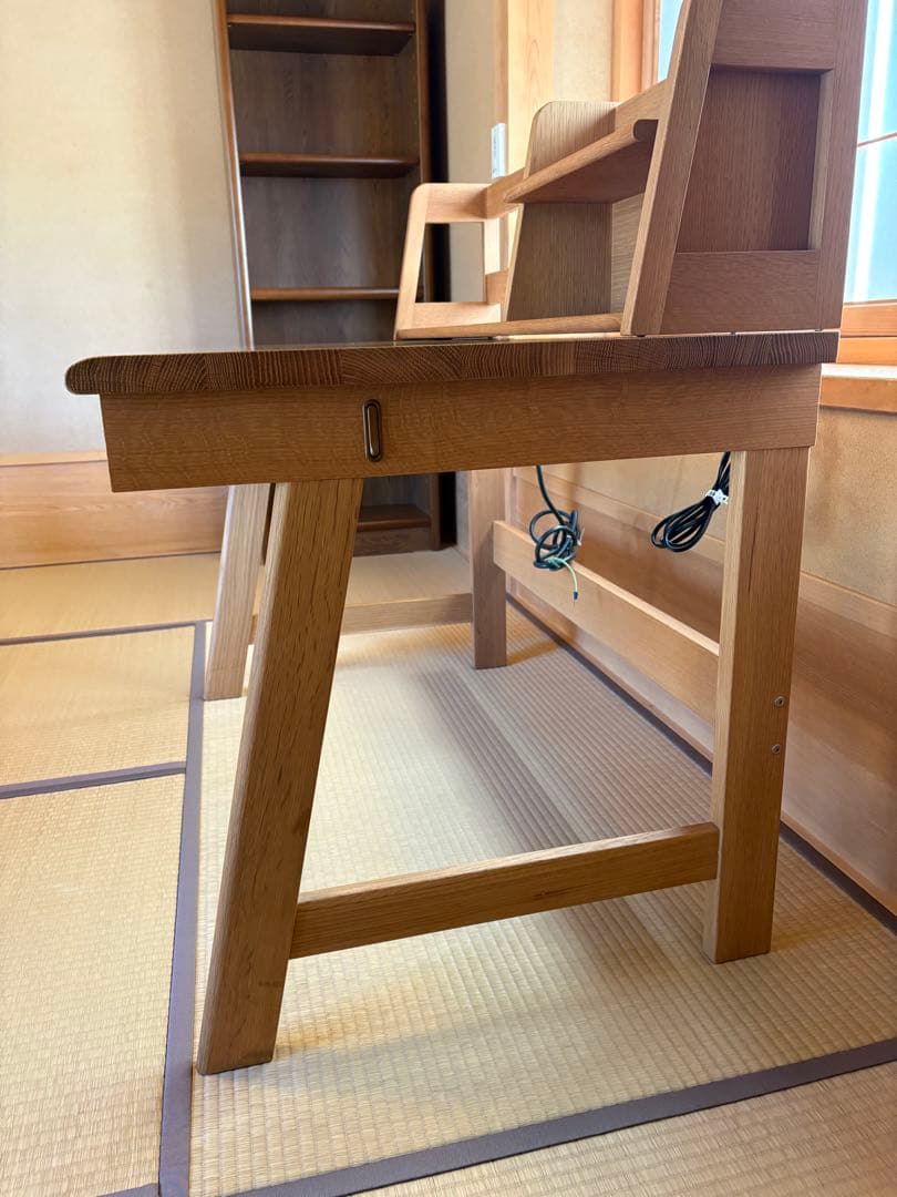 美品　飛騨産業　デスク&ブックシェルフ