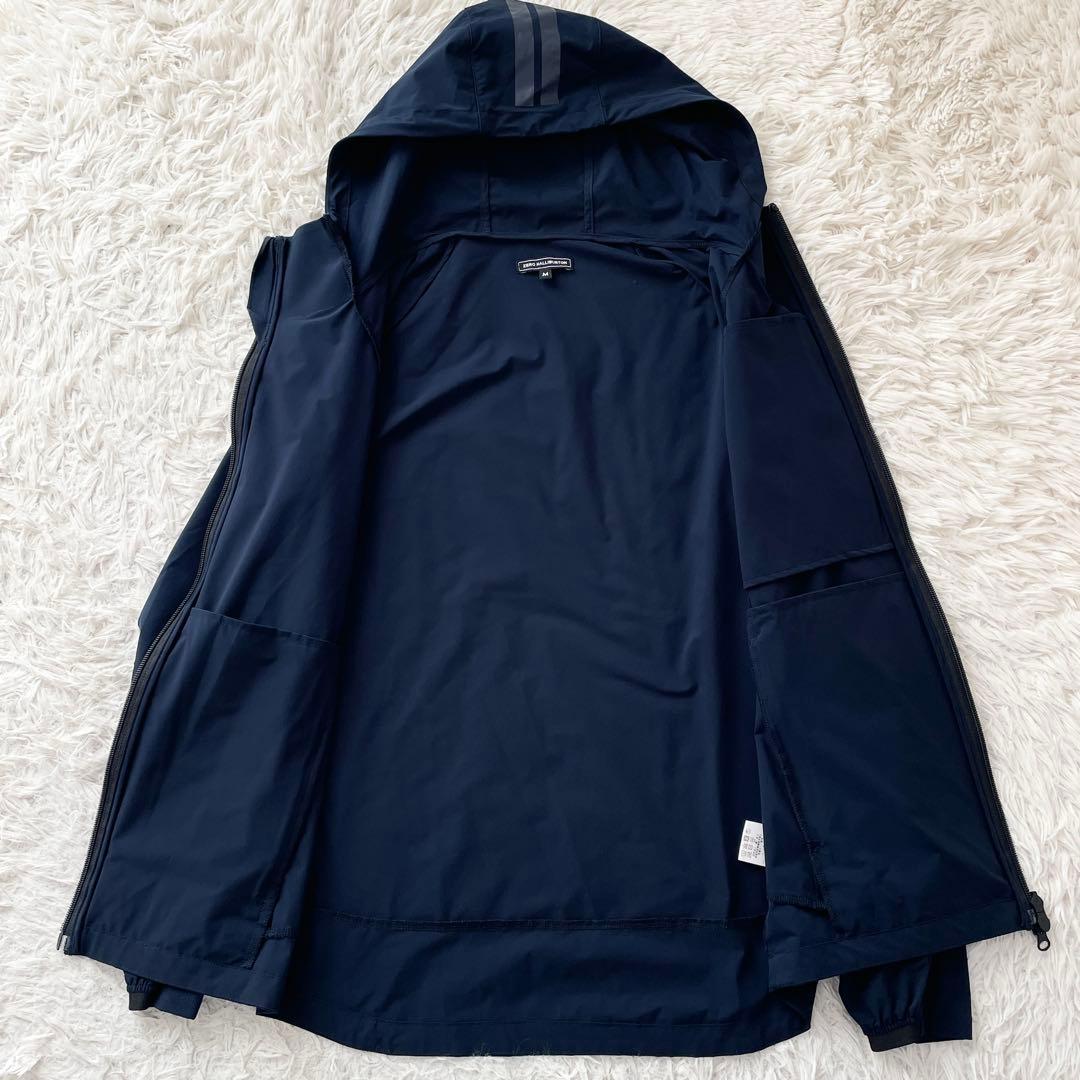 美品 ゼロハリバートン 近年モデル ナイロン セットアップ ストレッチ 撥水 紺