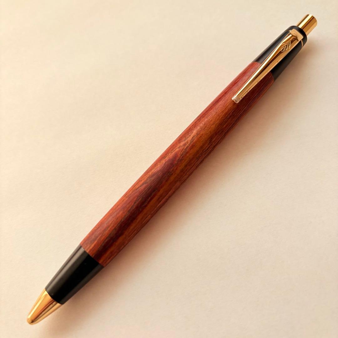 野原工芸 チューリップウッド 新型 シャープペンシル 固定式口金付き ノート付き