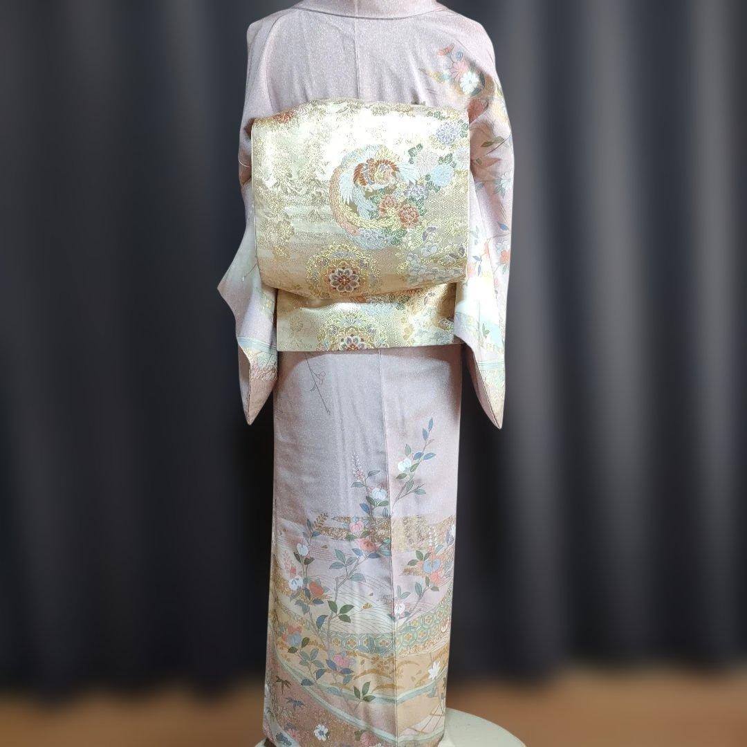 訪問着フルセット ピンク系 小柄さん