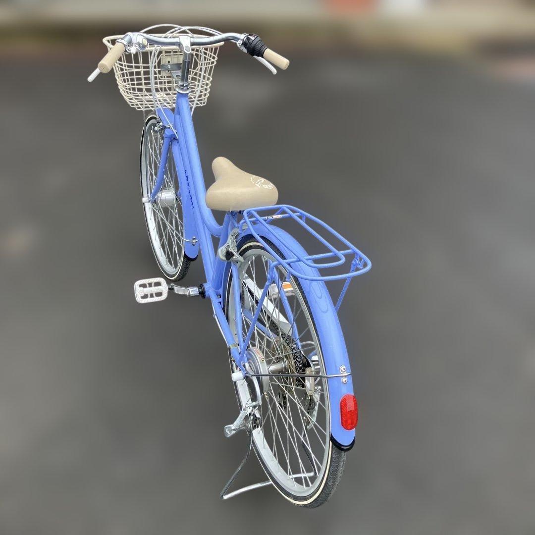 CAT『引取限定』シティサイクル　エンドウ商事　ARIATE 24インチ青
