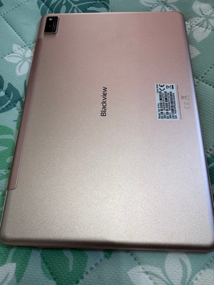 Blackview 10.1インチ タブレット ゴールド