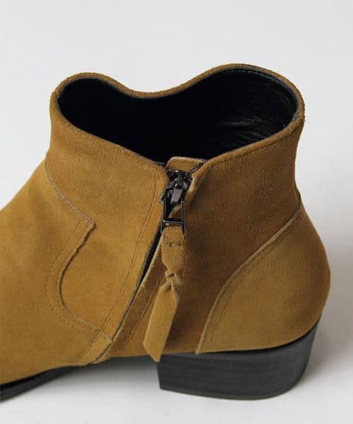 希少！JACKROSE×Luv maison スウェードサイドジップリングブーツ