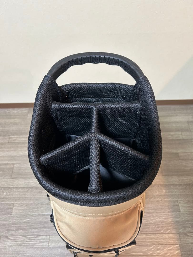 PING 自立式キャディバッグ　未使用品　10ポケットで収納力抜群！キャメル