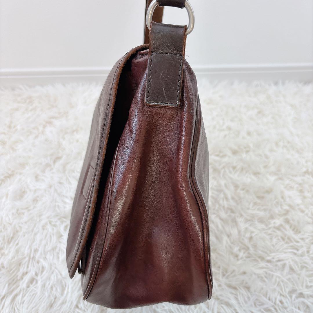 希少✨MARGARET HOWELL ×PORTER レザーショルダー 茶