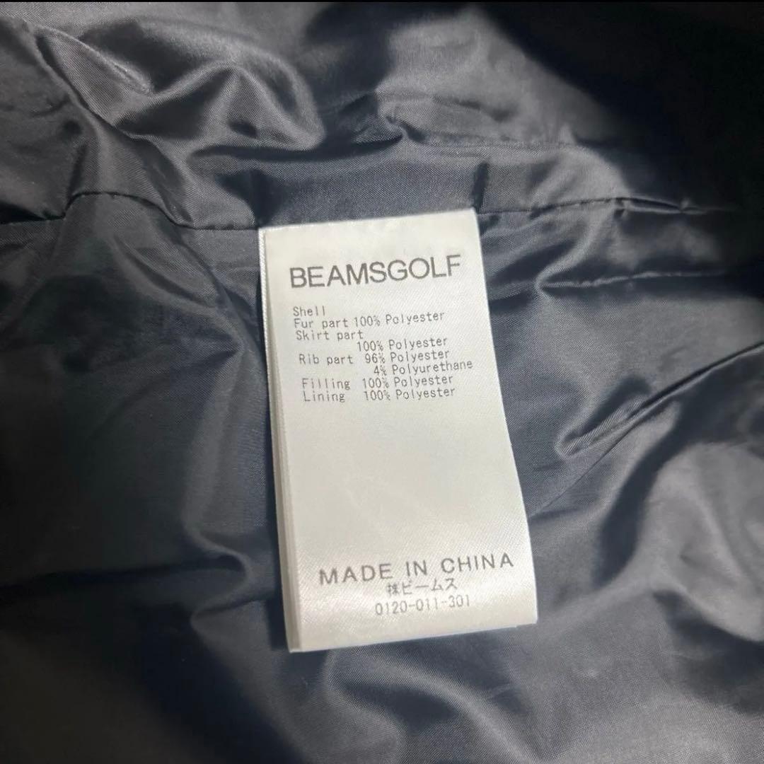BEAMS GOLF ボア　中綿　ドッキング　ワンピース　ブラック　Mサイズ