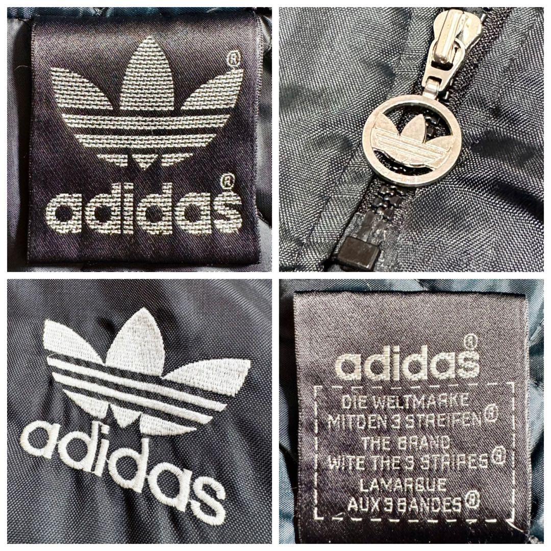 ◆背面刺繍BIGトレフォイルロゴ／中綿入り◆90sアディダス ナイロンジャケット