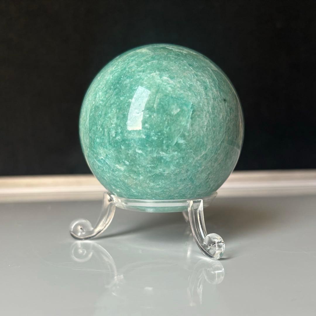 perry アマゾナイト　スフィア　61mm