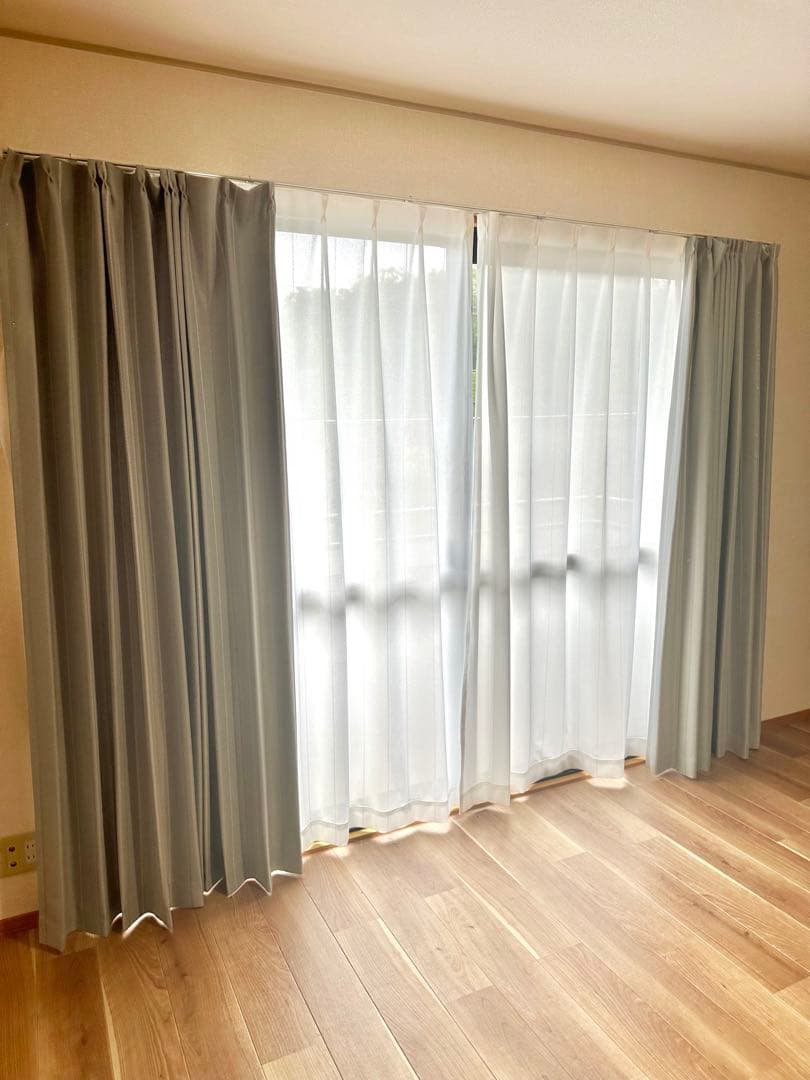 【新品同様】カーテン&レースカーテンセット【美品】