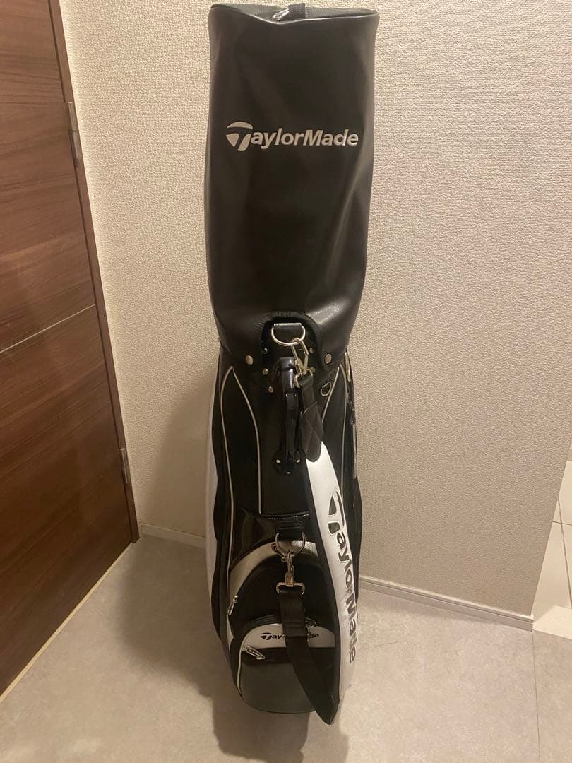 TaylorMade ゴルフキャディバッグ ブラック/ホワイト