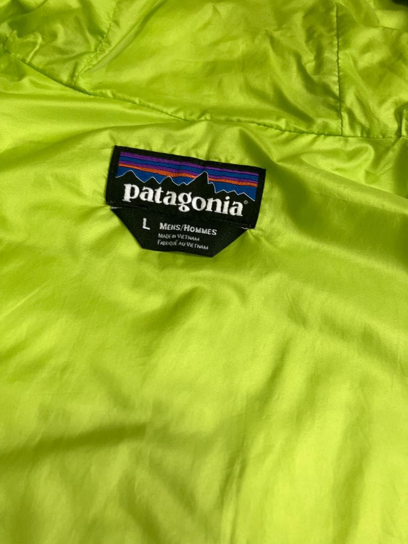 patagonia ナノパフ フーディ メンズ　L ジャケット 青 パタゴニア