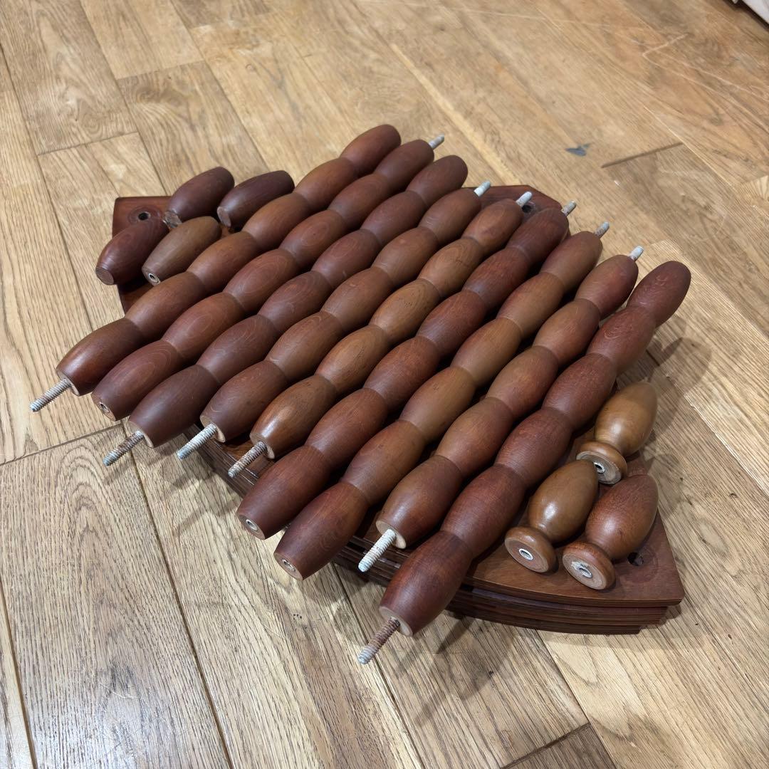 ナジコ Najico コーナーシェルフ 4段 木製 天然木 アンティーク ラック