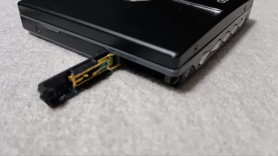 【動作品】KENWOOD DMC-T55 ポータブルMDプレーヤー ブラック