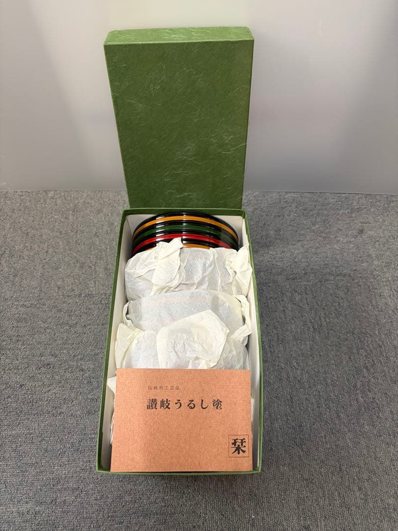 讃岐漆器 椀 どんぶり5個セット