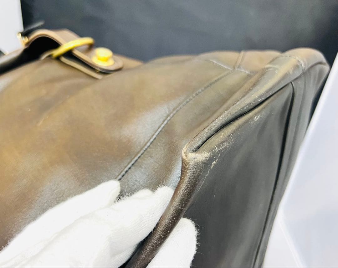 OLD COACH コーチ グラブタンレザー ボストンバッグ ドイツフック