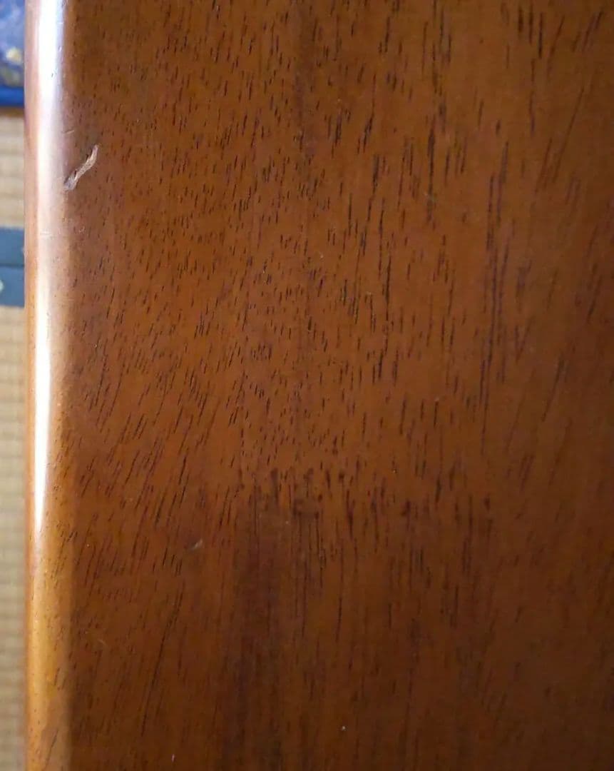 木製オーバルテーブル ダークブラウン　センターテーブルリビングテーブル