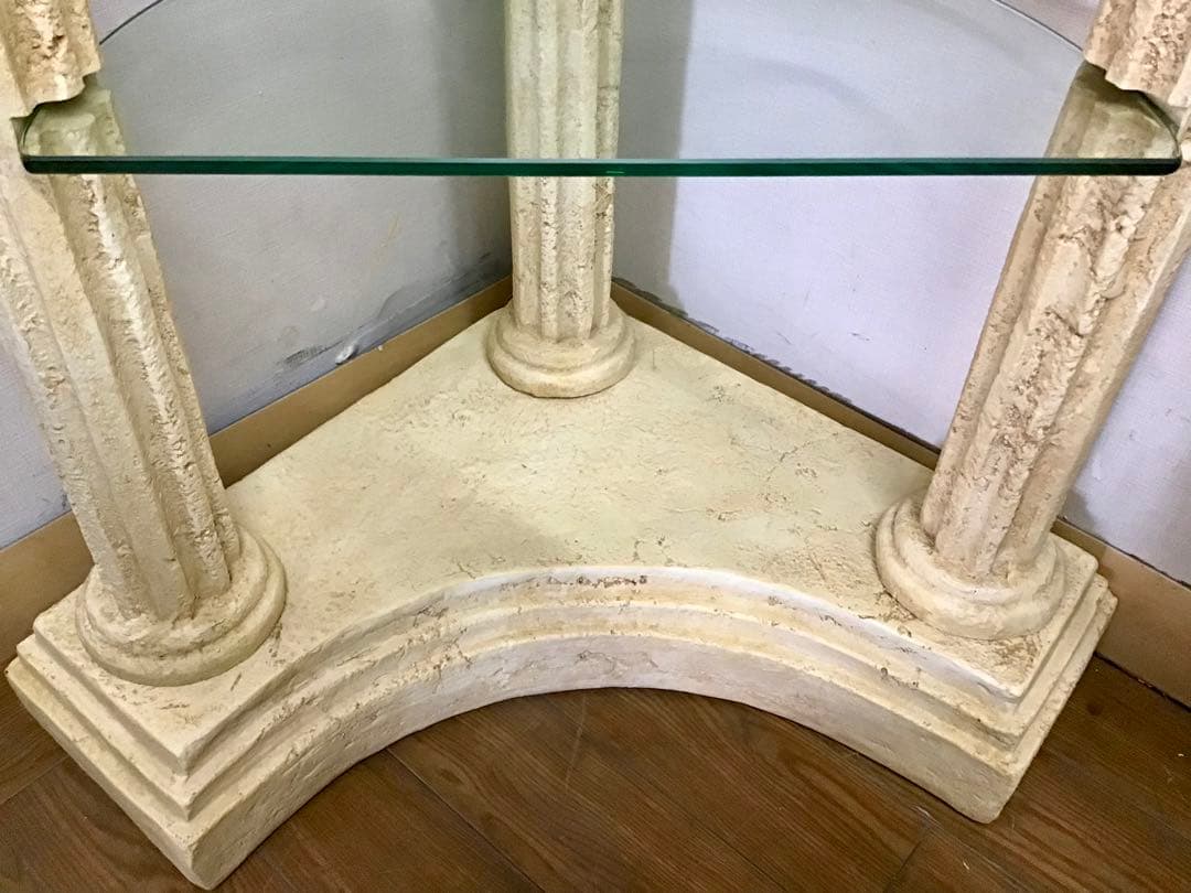 yui☆管356☆デコラティブ☆ギリシャ神殿☆コーナーシェルフ☆飾り棚