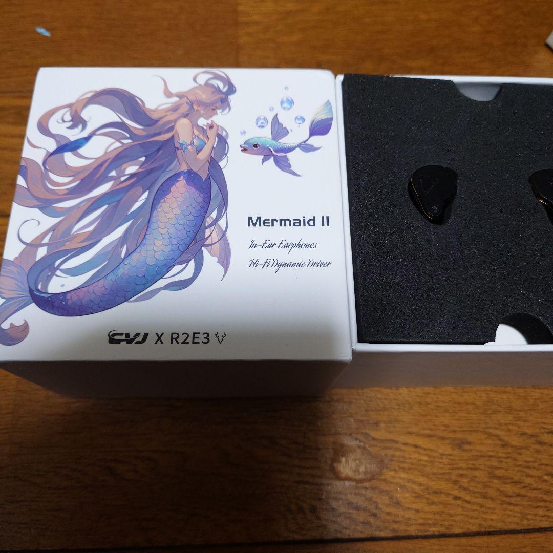 CVJ R2E3 Mermaid II 有線イヤホン ブラック