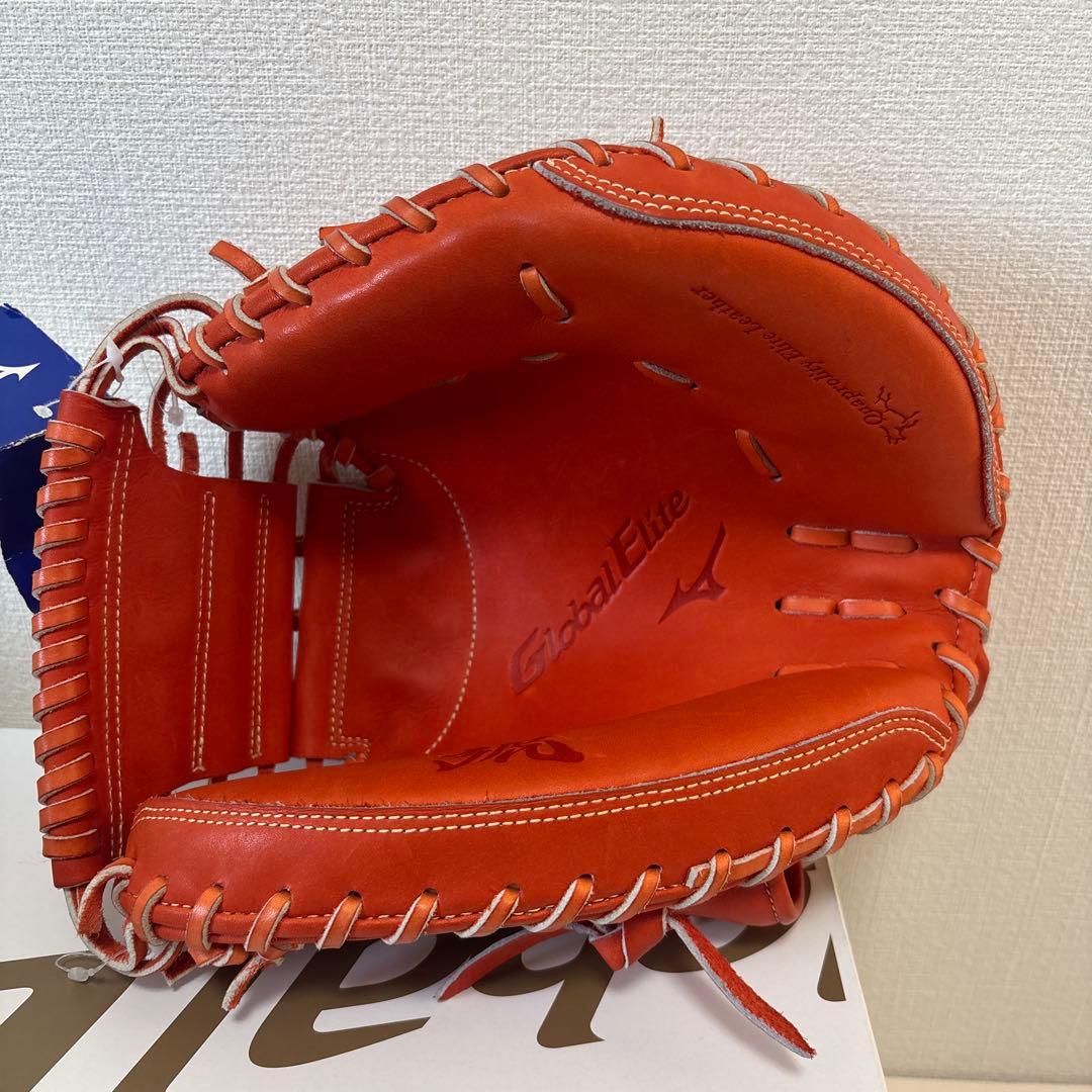 ミズノ　硬式用　キャッチャーミット　定価63,800円　高校野球対応　號