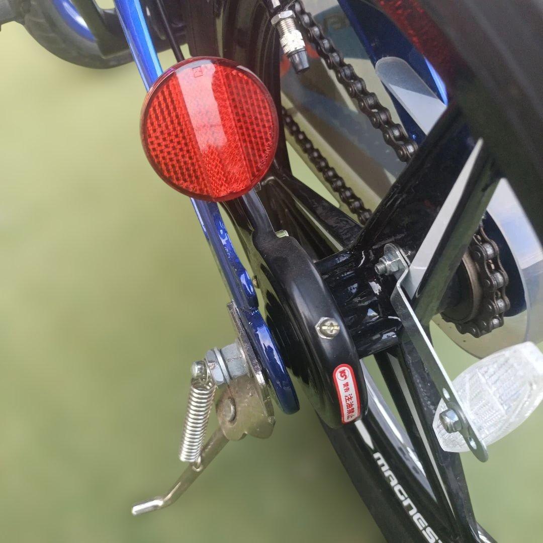 子どもの自転車16インチ青色