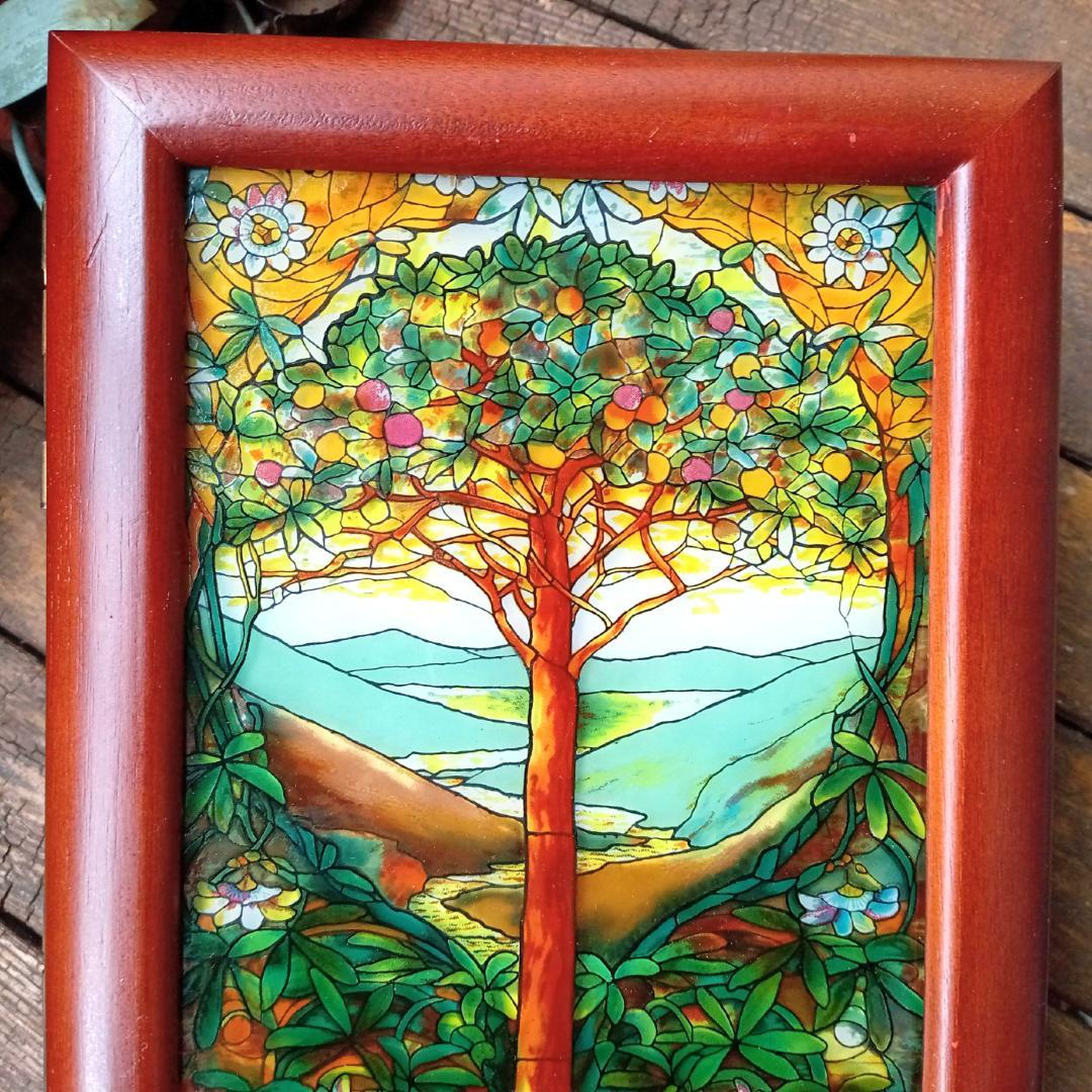 ルイスCティファニー ステンドグラス生命の木 宝石箱グラスマスターズ社