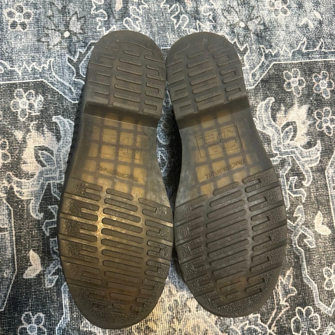 Dr. Martens ブラックフリンジローファー 27cm