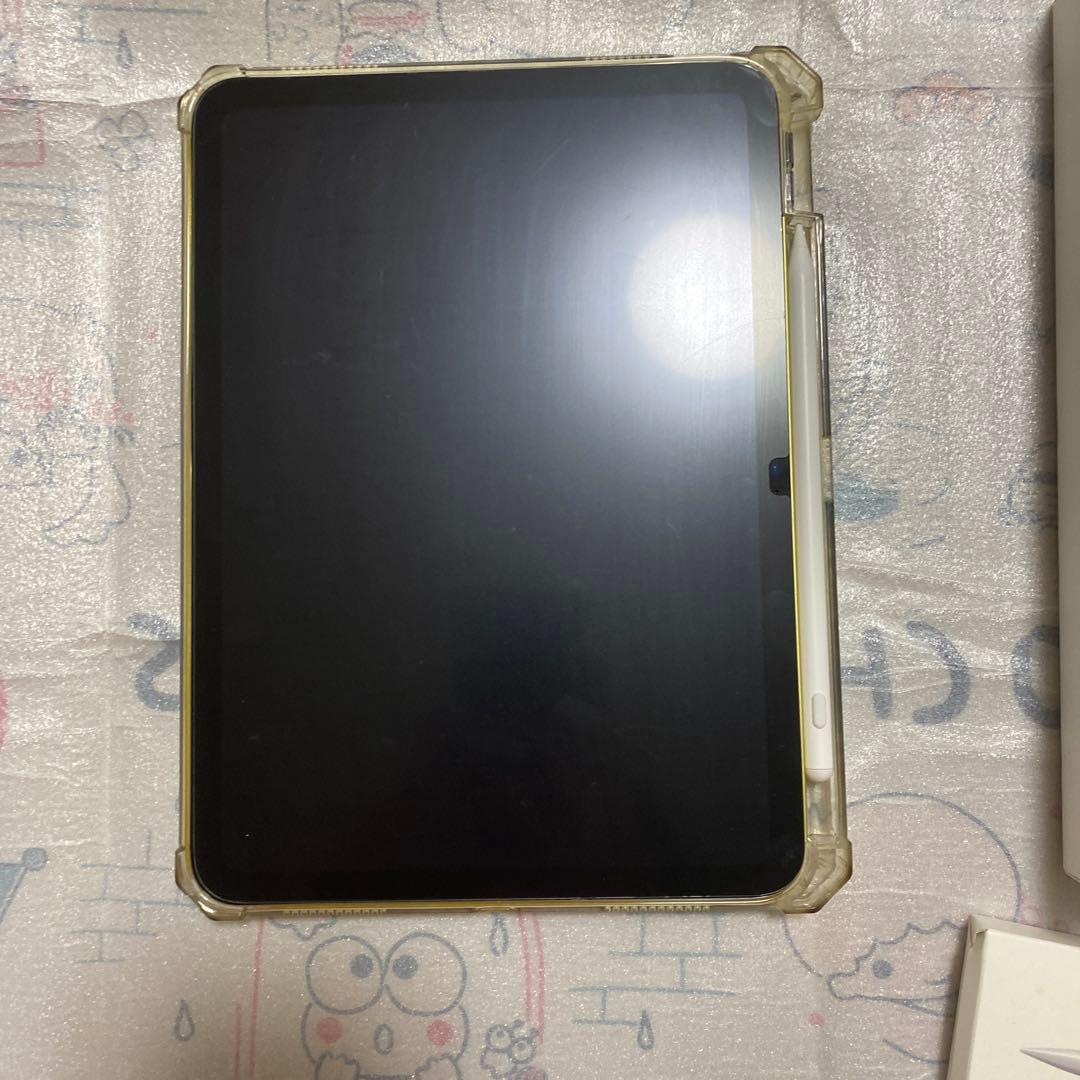 Apple iPad イエロー 本体+ペン、ケース、フィルム付き