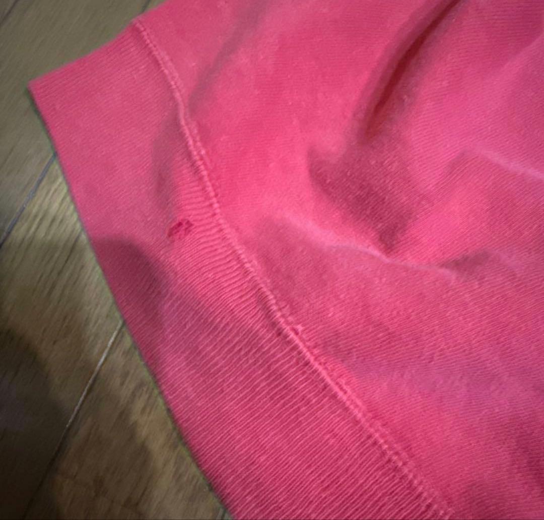 ビンスエ　チャンピオ70s バータグ　スウェットトレーナー　赤色champion