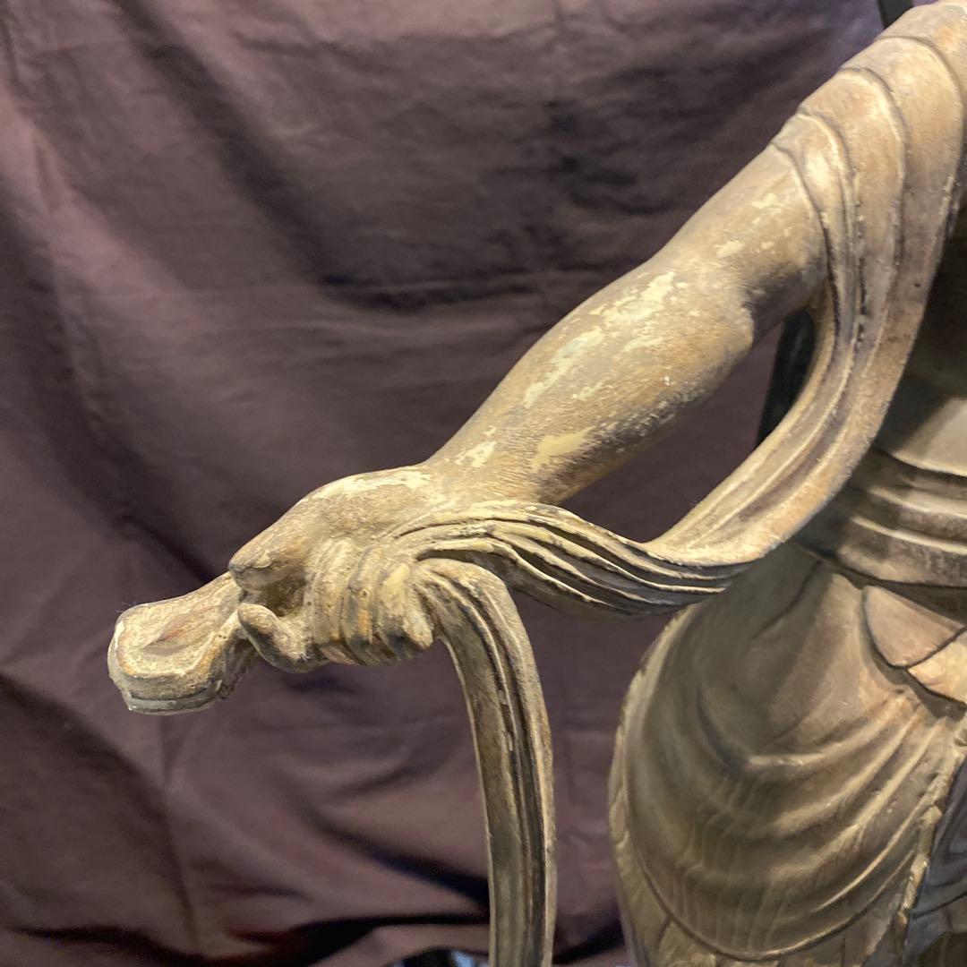 希少】平等院鳳凰堂 国宝模『雲中供養菩薩』置物 仏教美術　超美品　保証書有ります