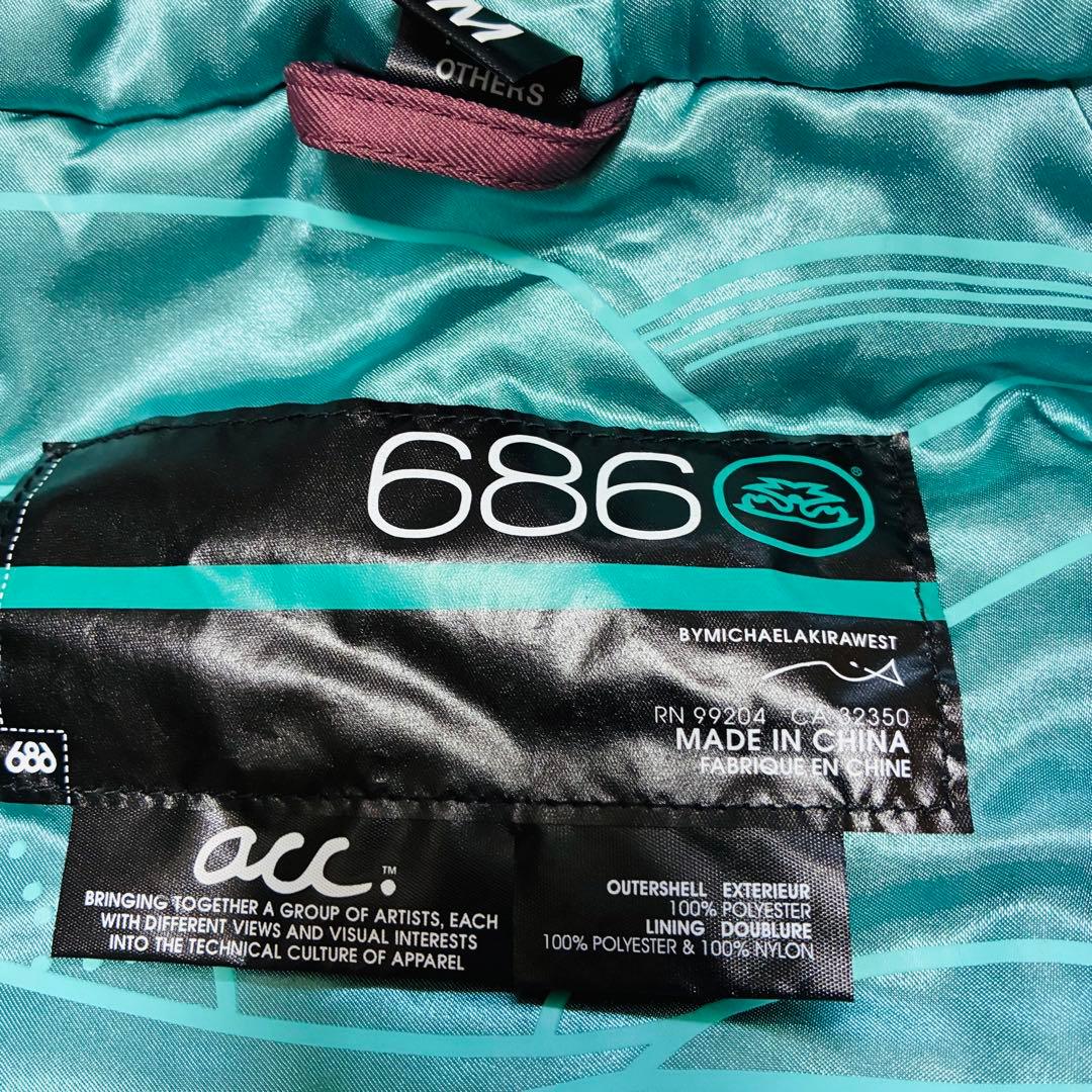 【686 】✨美品✨スノボ ウェア レディース 極暖 スキー チェック柄 ピンク