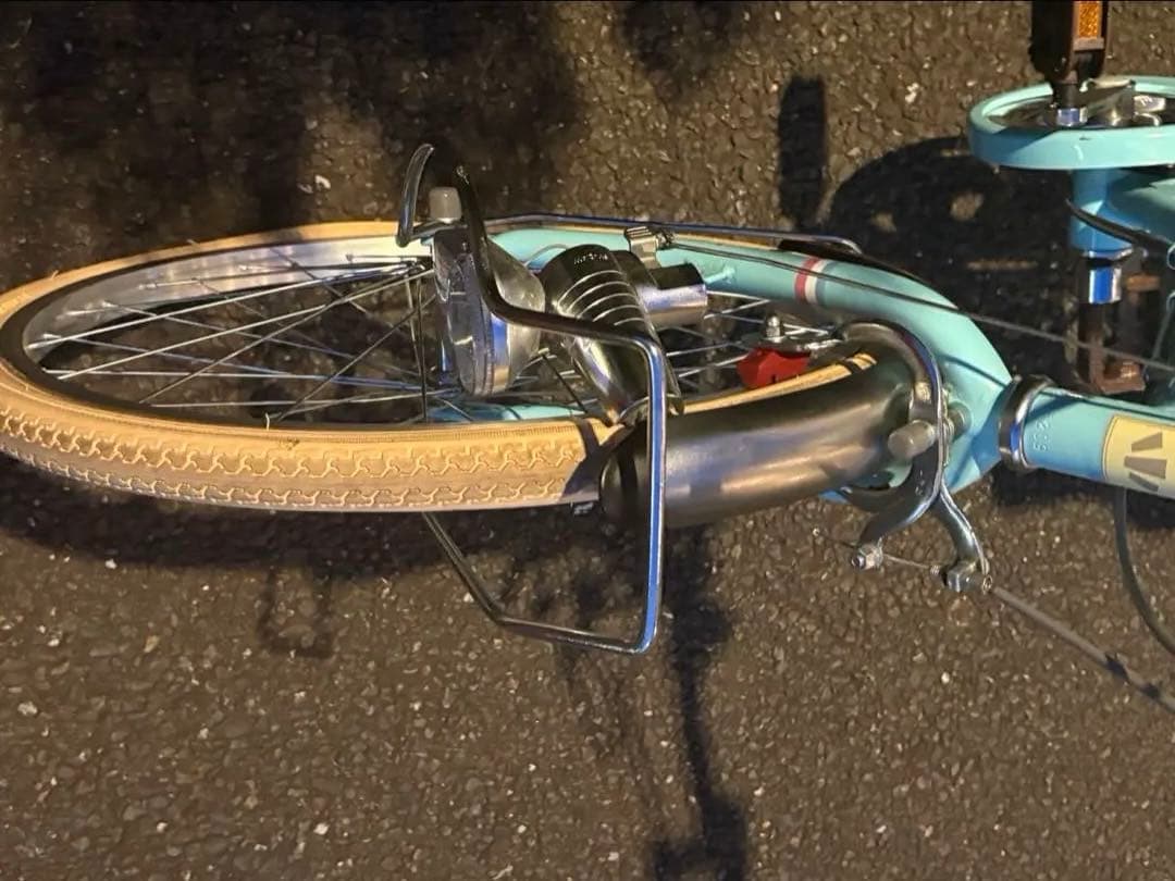 【美品】レトロデザイン子供用自転車 20インチ Café Croissant